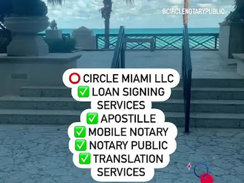 Notary Public / Apostille Circle Miami LLC