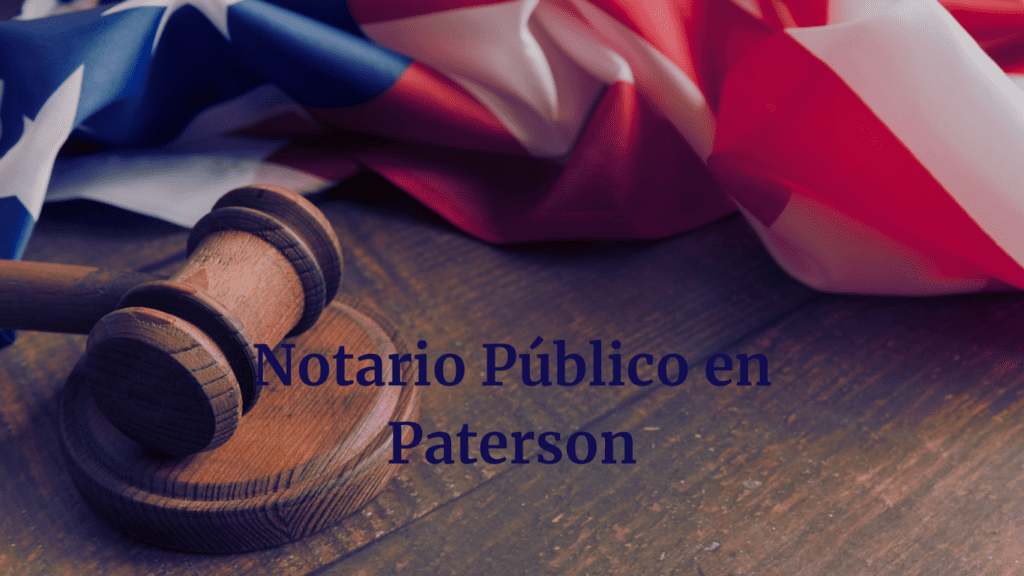 Notario Público en Paterson